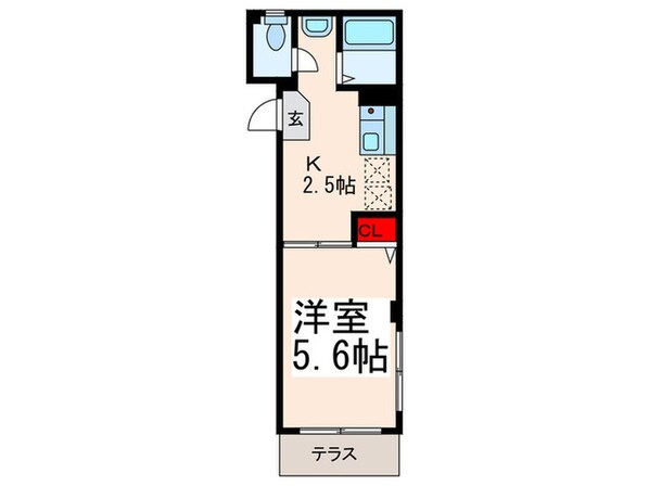 レジデンス田中の物件間取画像